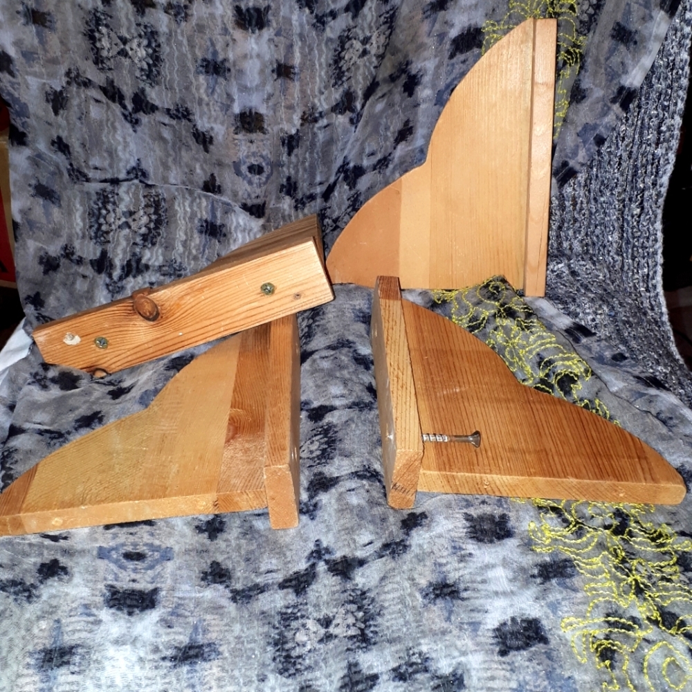 Pine brackets.